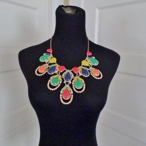 Kate Spade Huge Gold Tone Statement Necklace